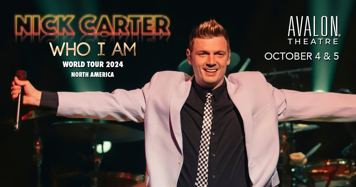 Nick Carter Who I Am World Tour 2024