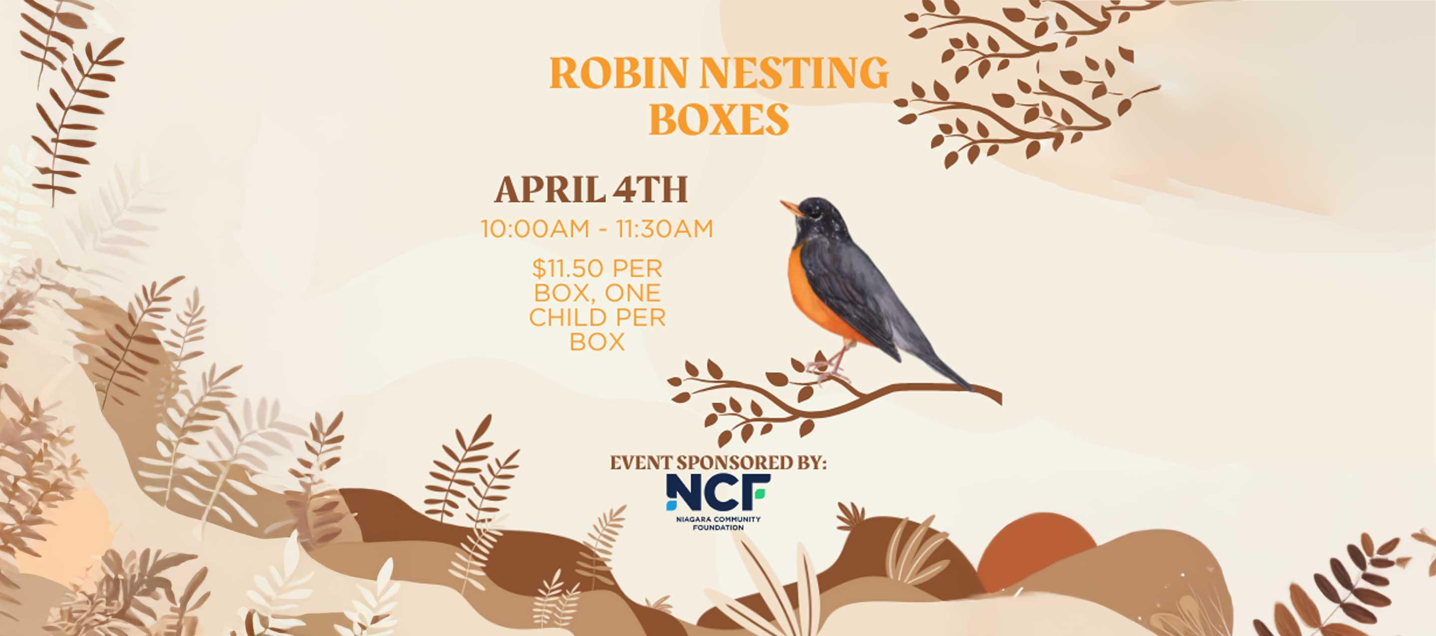 PD Day: Build a Robin Nesting Box at Heartland Forest