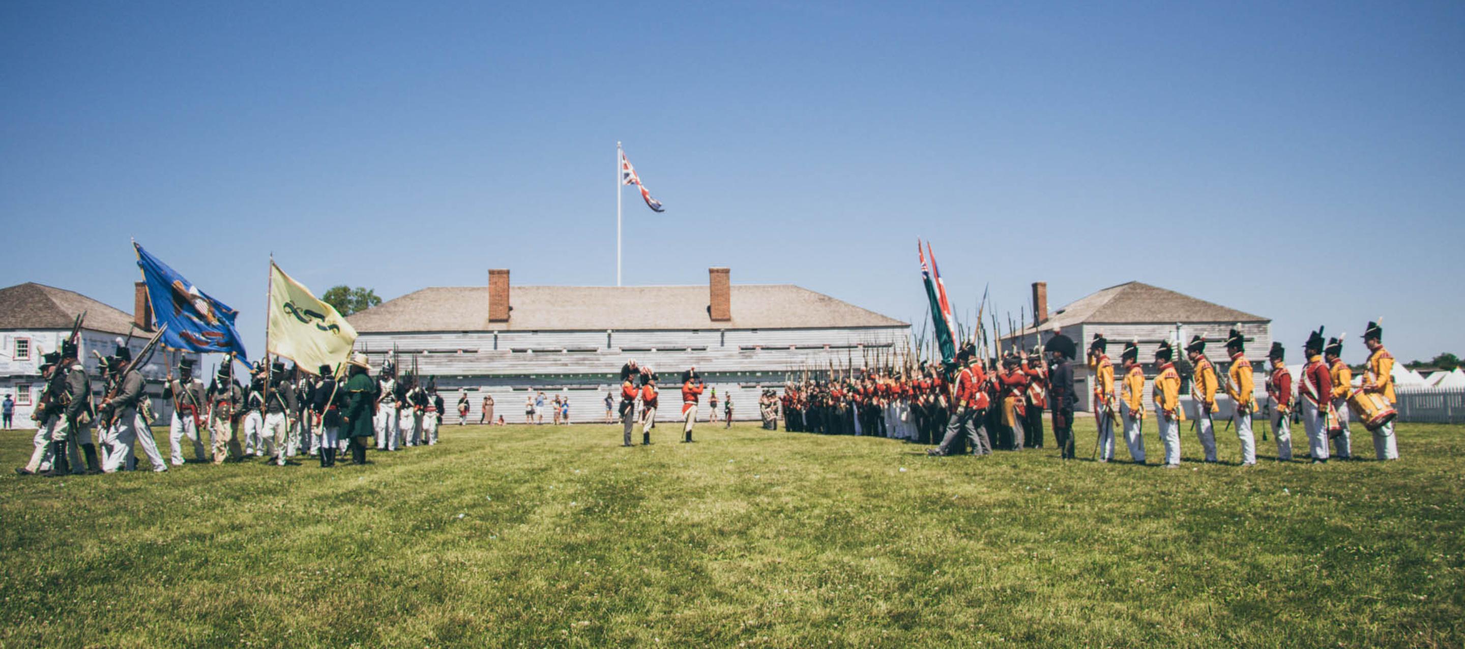 Battle of Fort George, War of 1812 Re-enactment