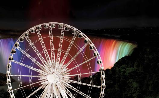 Skywheel at night 