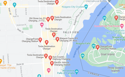 charging stations map